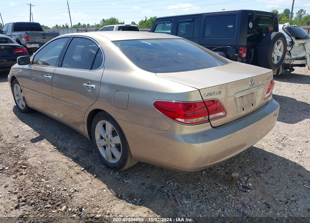 2005 LEXUS ES 330 VIN: JTHBA30G955105374