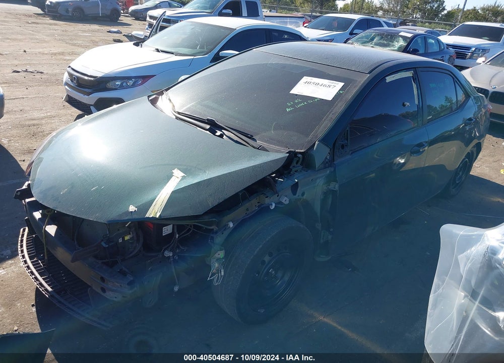 2015 TOYOTA COROLLA LE VIN: 2T1BURHE4FC387460