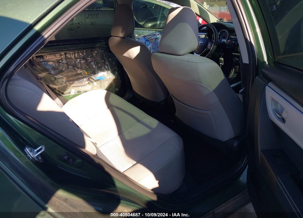 2015 TOYOTA COROLLA LE VIN: 2T1BURHE4FC387460