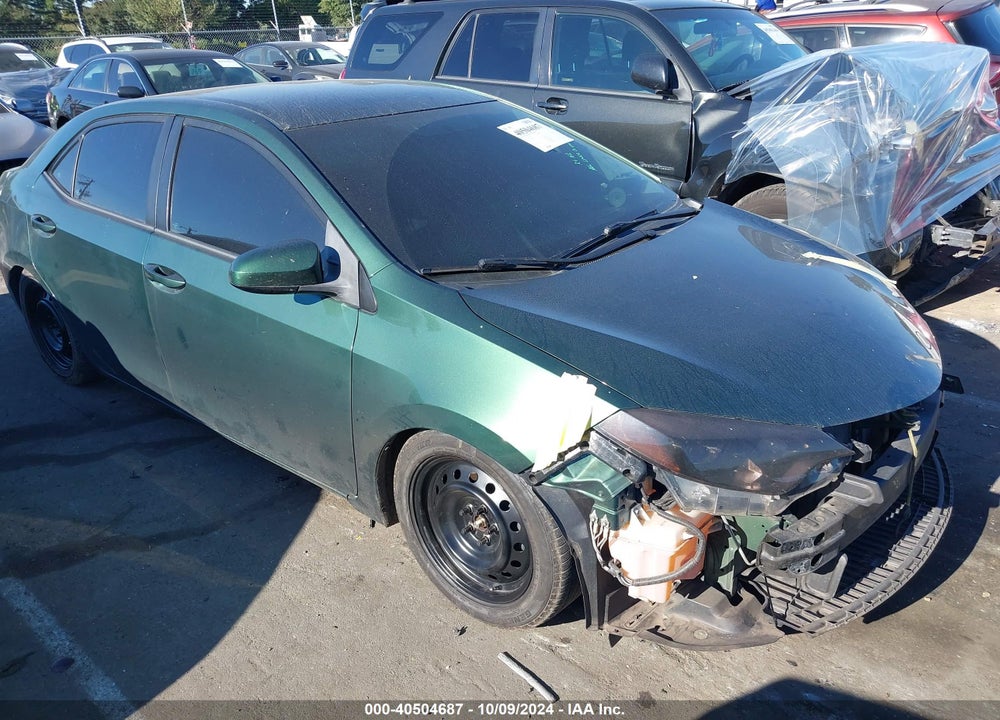 2015 TOYOTA COROLLA LE VIN: 2T1BURHE4FC387460