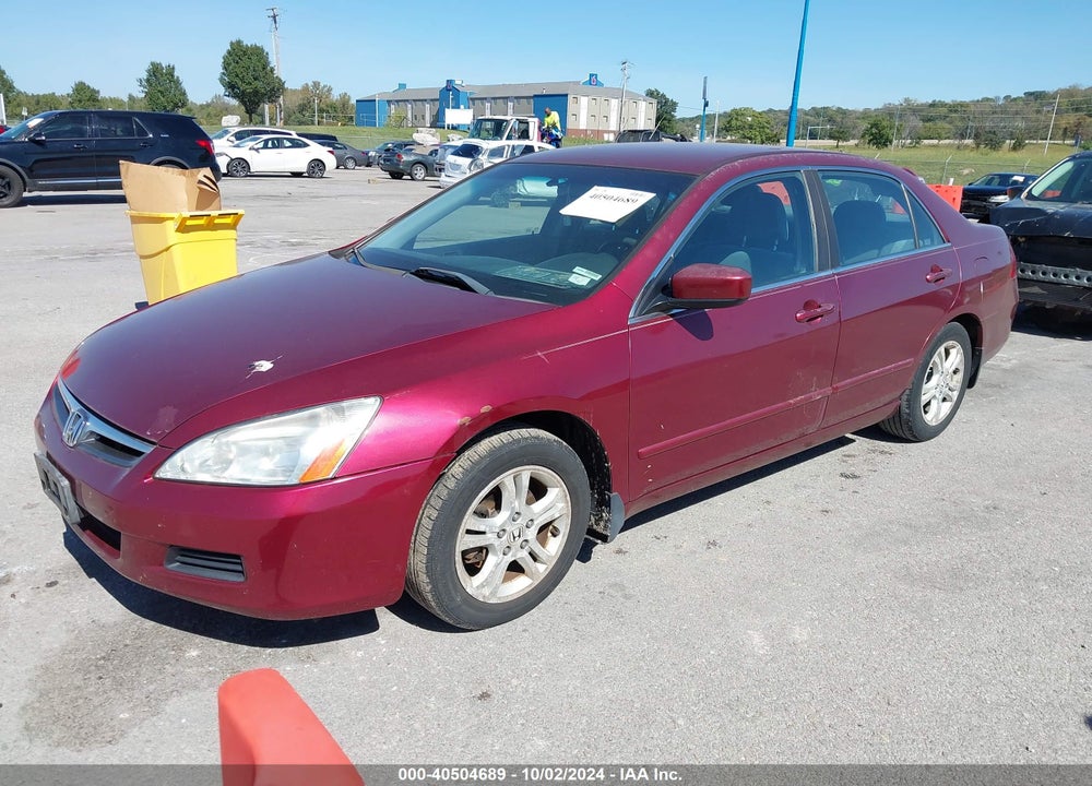 2006 HONDA ACCORD 2.4 SE VIN: 1HGCM56326A035417