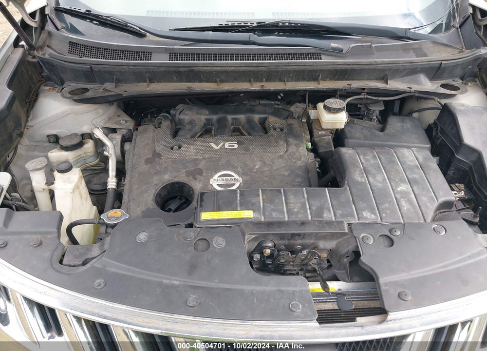 2009 NISSAN MURANO S VIN: JN8AZ18W39W124870