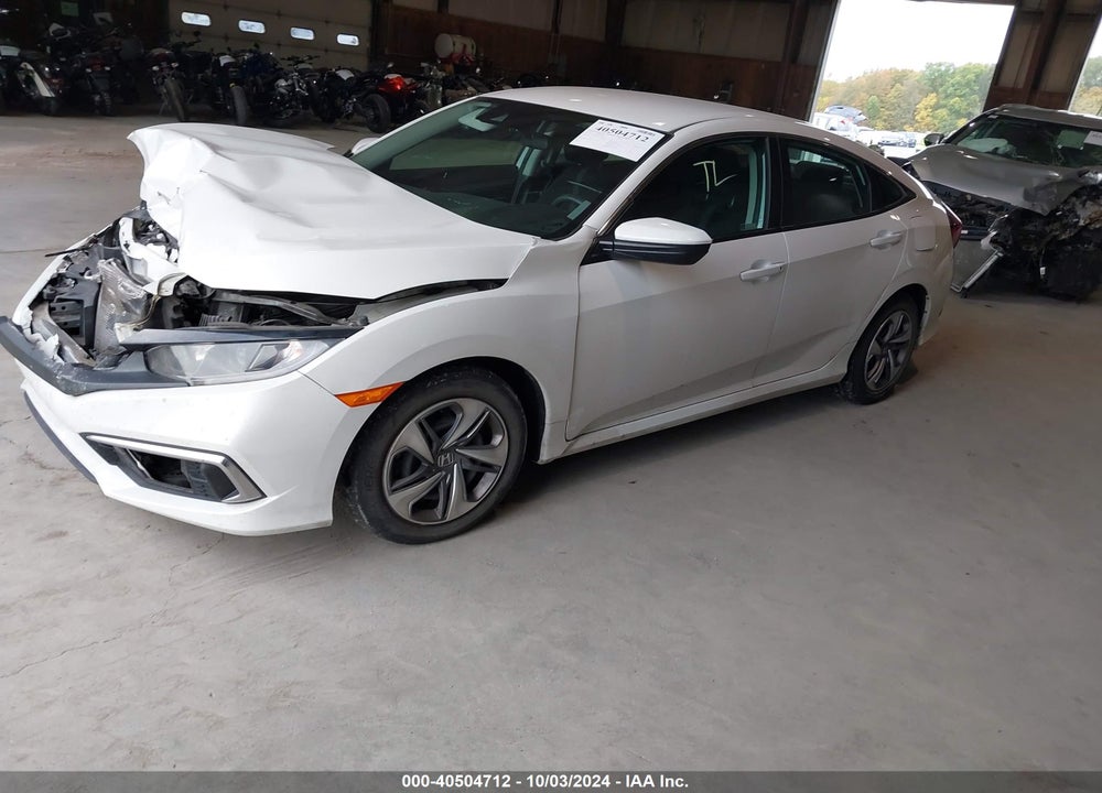 2019 HONDA CIVIC LX VIN: 2HGFC2F63KH517172