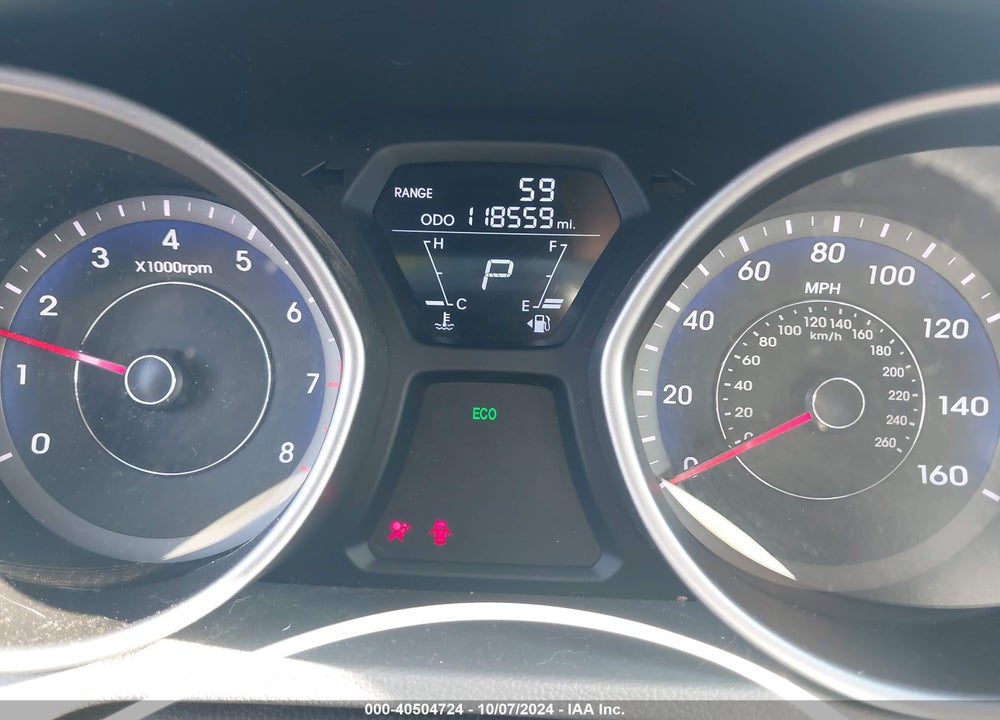 2013 HYUNDAI ELANTRA LIMITED VIN: KMHDH4AE9DU022438