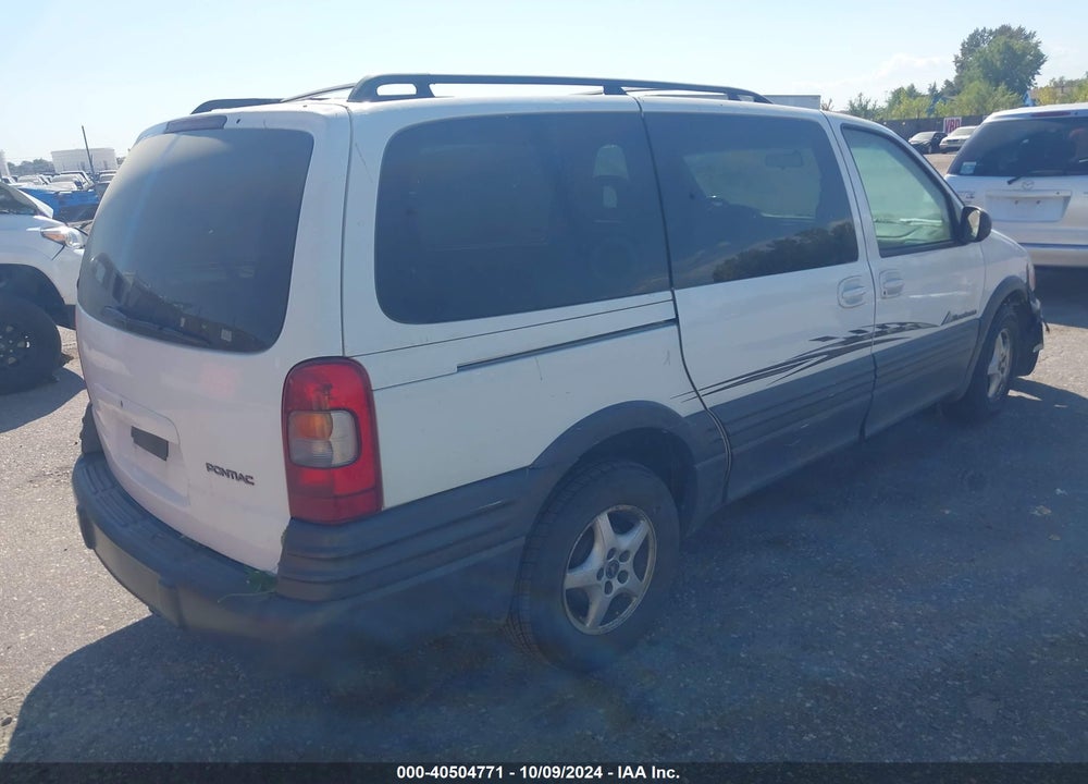 2001 PONTIAC MONTANA M16 W/1SF PKG. VIN: 1GMDX03E61D189053