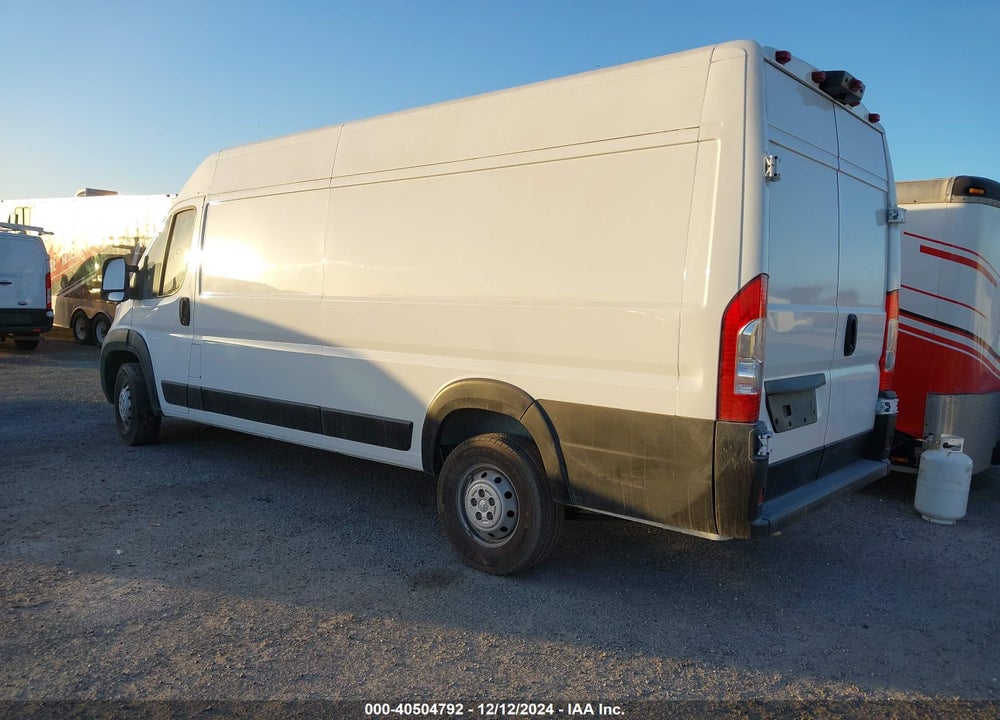2023 RAM PROMASTER 3500 CARGO VAN HIGH ROOF 159 WB EXT VIN: 3C6MRVJG2PE537316