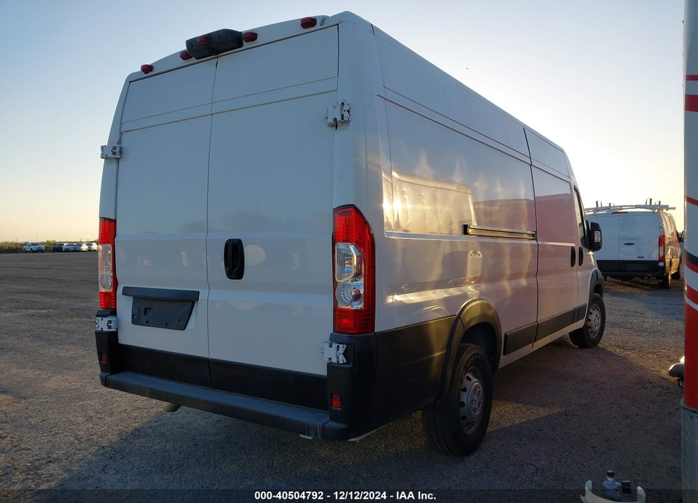 2023 RAM PROMASTER 3500 CARGO VAN HIGH ROOF 159 WB EXT VIN: 3C6MRVJG2PE537316