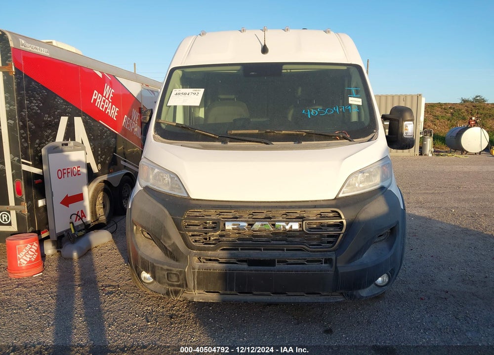2023 RAM PROMASTER 3500 CARGO VAN HIGH ROOF 159 WB EXT VIN: 3C6MRVJG2PE537316