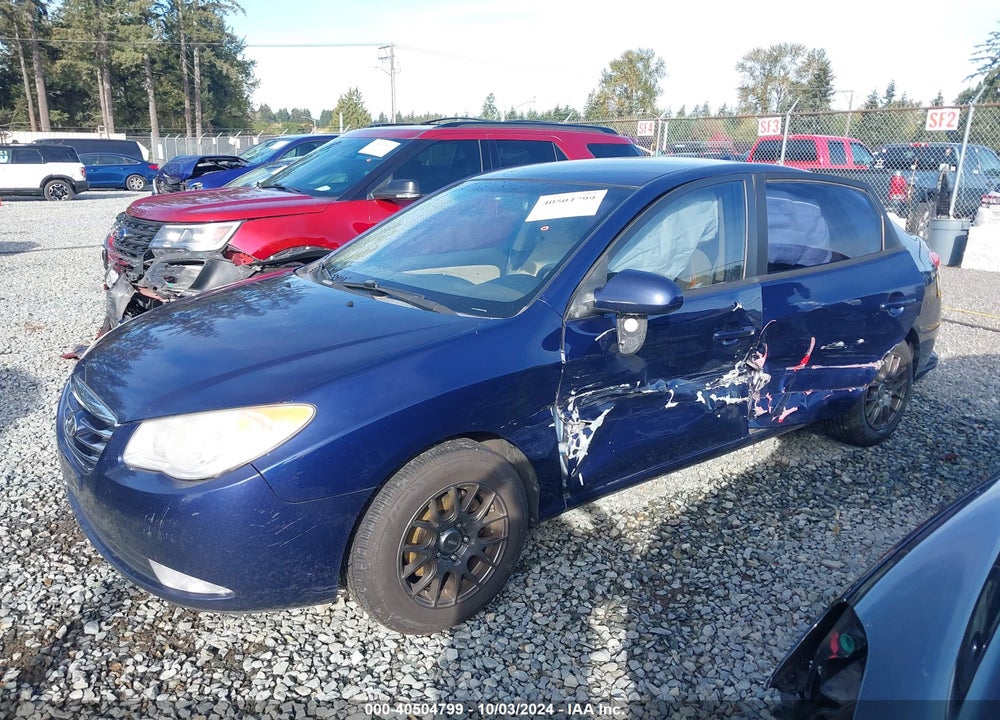 2010 HYUNDAI ELANTRA GLS VIN: KMHDU4AD0AU124628