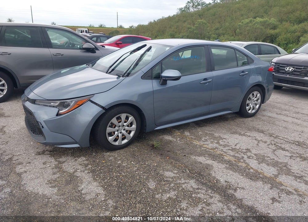 2022 TOYOTA COROLLA LE VIN: JTDEPMAE8NJ229000