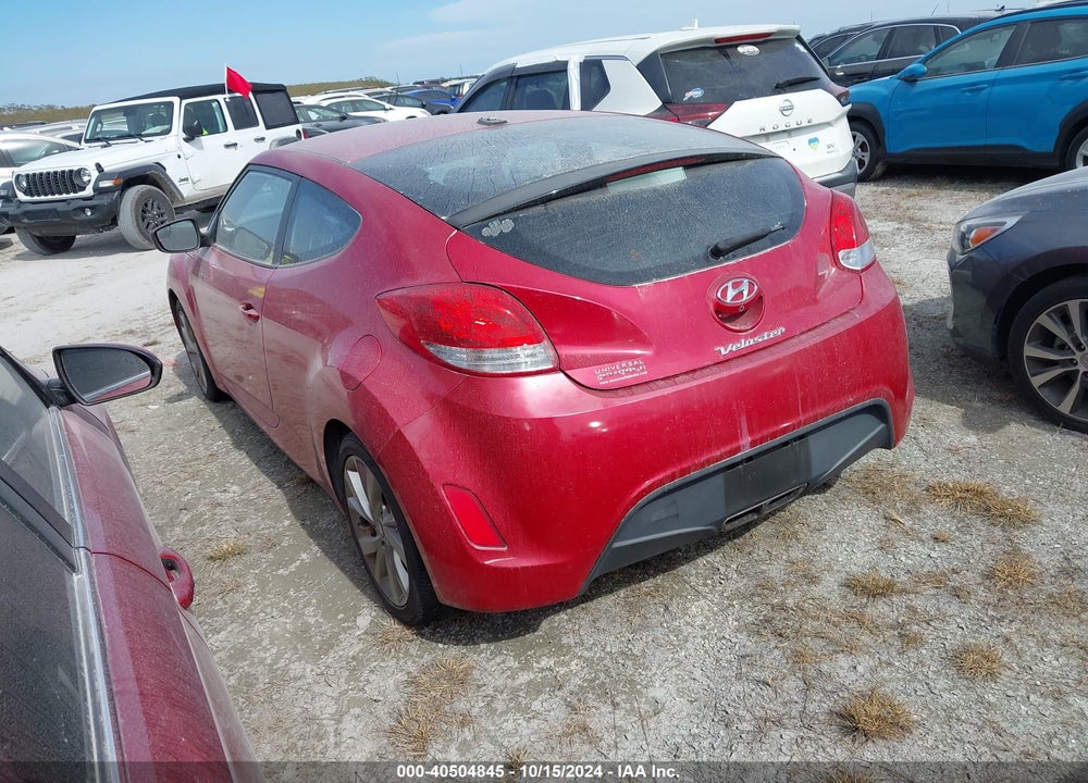2016 HYUNDAI VELOSTER VIN: KMHTC6AD8GU281729