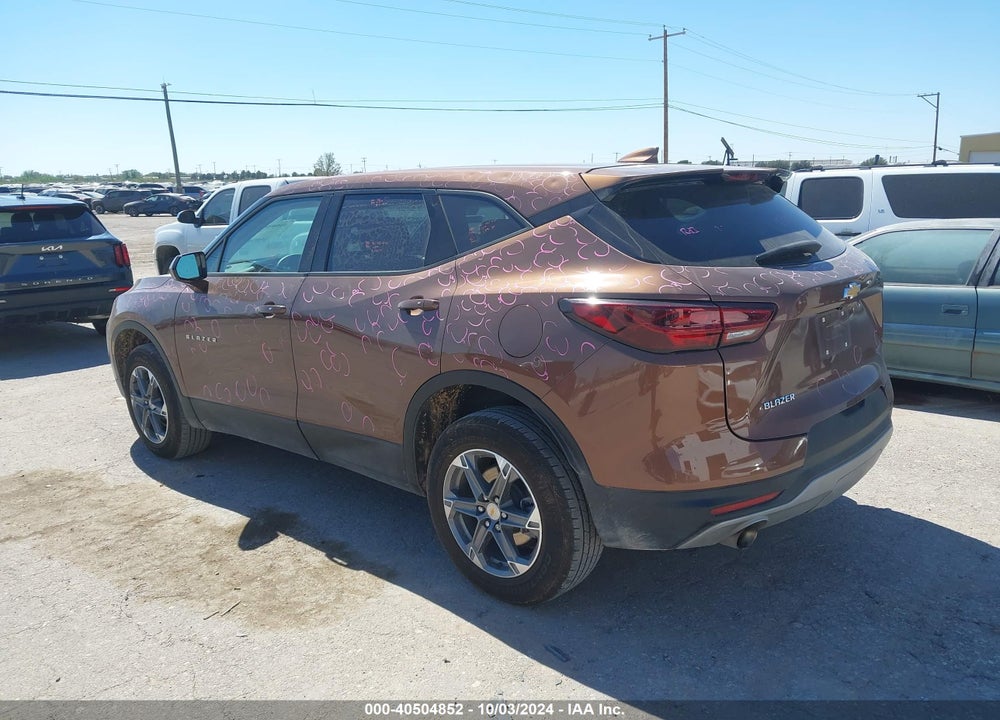 2023 CHEVROLET BLAZER FWD 2LT VIN: 3GNKBCR44PS105807