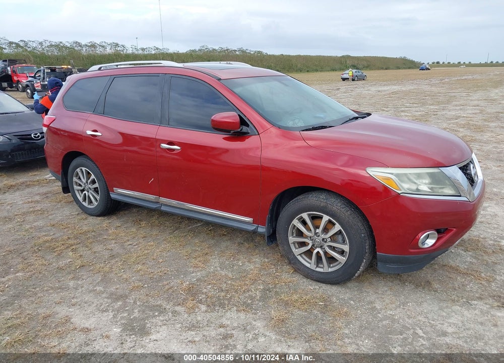 2013 NISSAN PATHFINDER SL VIN: 5N1AR2MN8DC682721