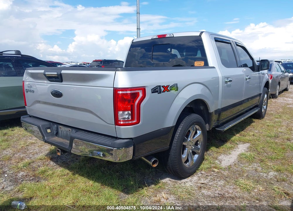 2016 FORD F-150 XLT VIN: 1FTEW1EP0GKF18799