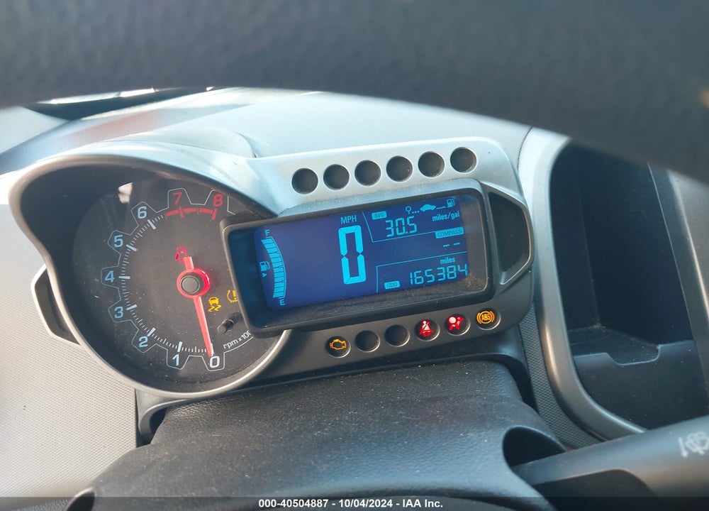 2016 CHEVROLET SONIC LT MANUAL VIN: 1G1JD5SH0G4164434
