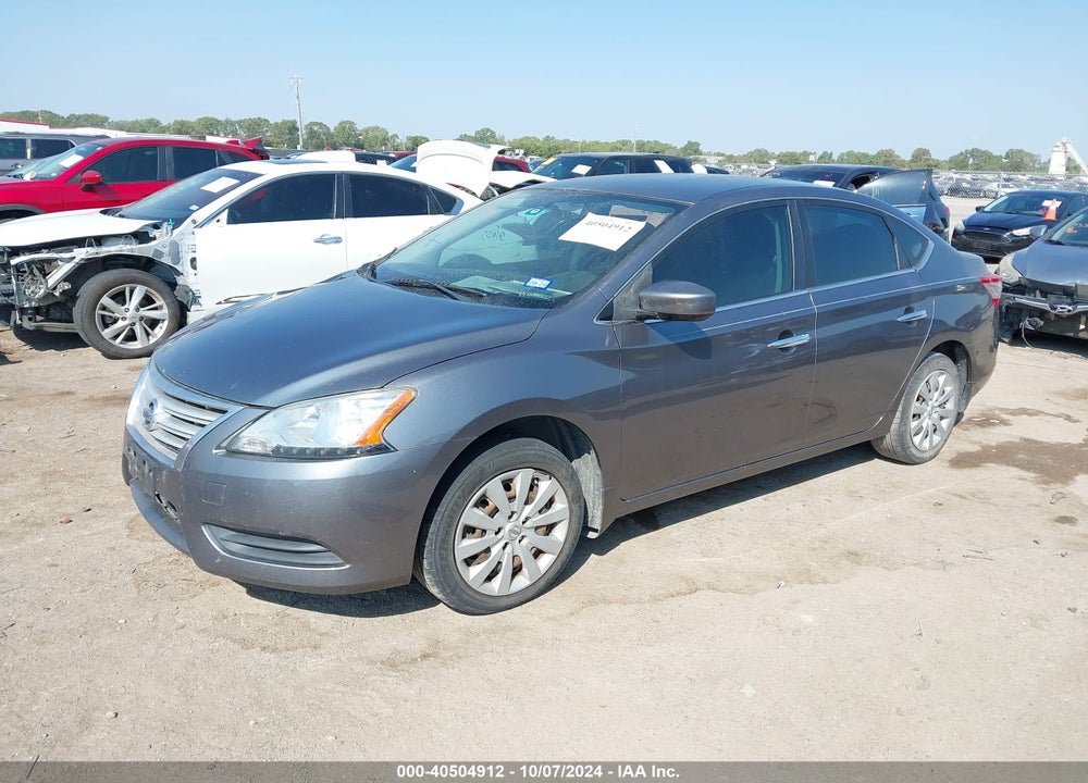 2015 NISSAN SENTRA S VIN: 3N1AB7APXFY306952