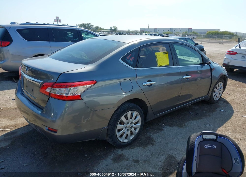 2015 NISSAN SENTRA S VIN: 3N1AB7APXFY306952
