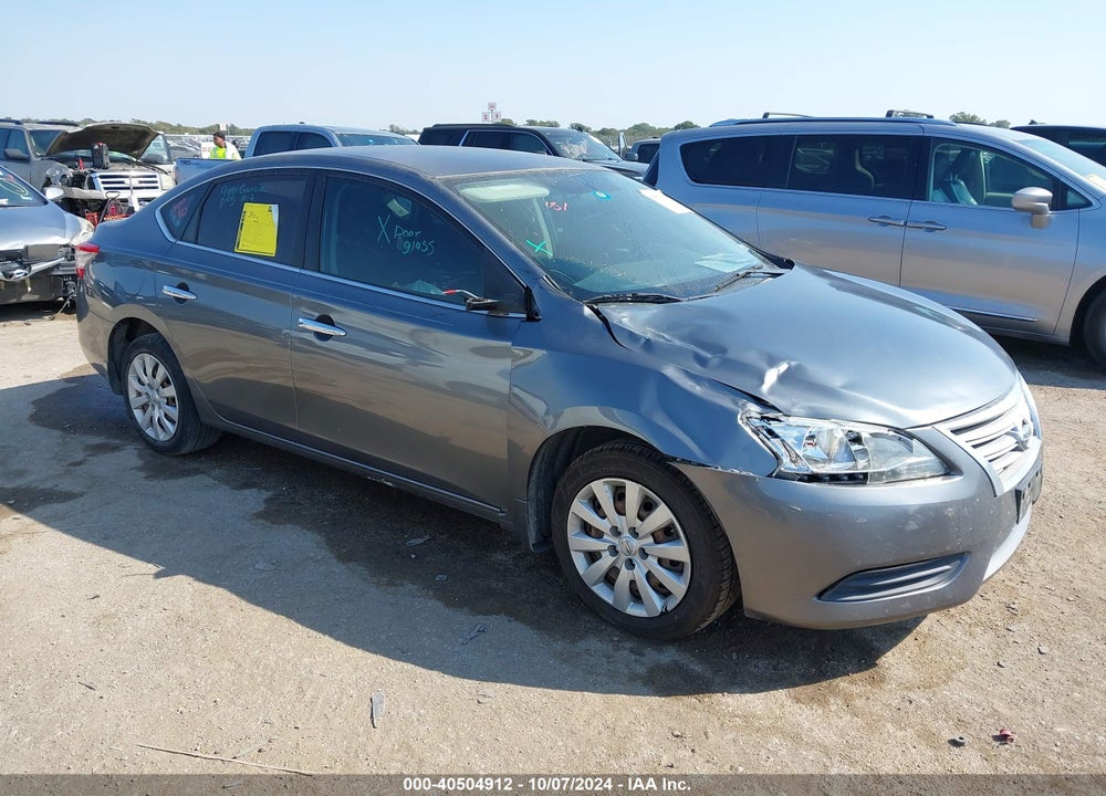 2015 NISSAN SENTRA S VIN: 3N1AB7APXFY306952