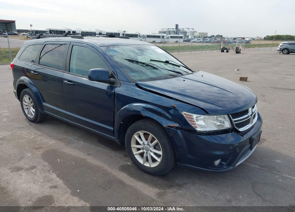 2013 DODGE JOURNEY SXT VIN: 3C4PDDBGXDT548357