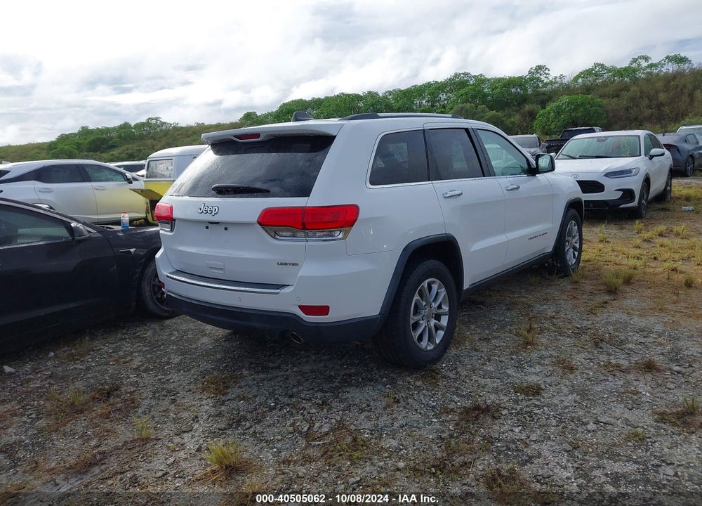 2016 JEEP GRAND CHEROKEE LIMITED VIN: 1C4RJEBGXGC335240