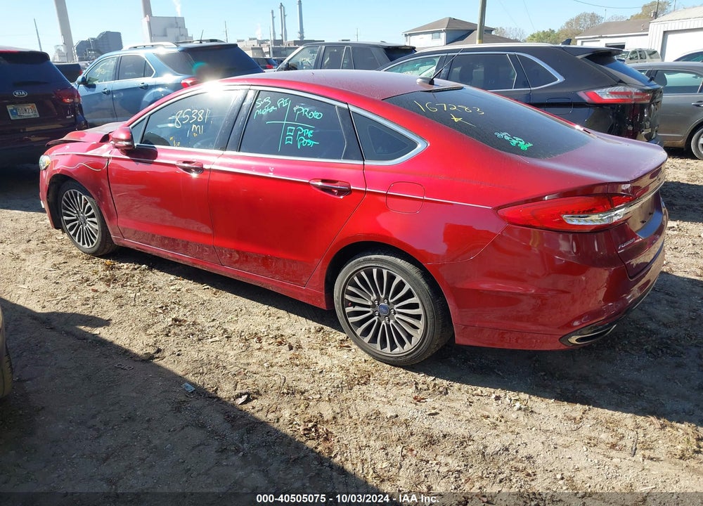 2017 FORD FUSION SE VIN: 3FA6P0T92HR167283