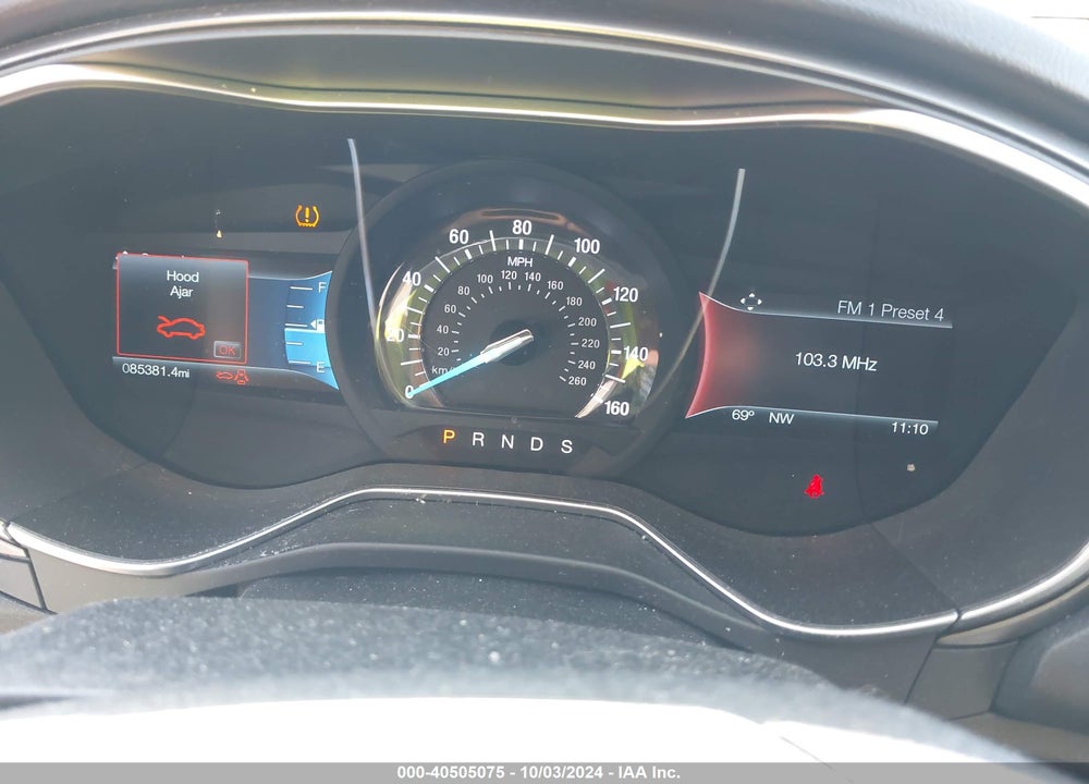2017 FORD FUSION SE VIN: 3FA6P0T92HR167283