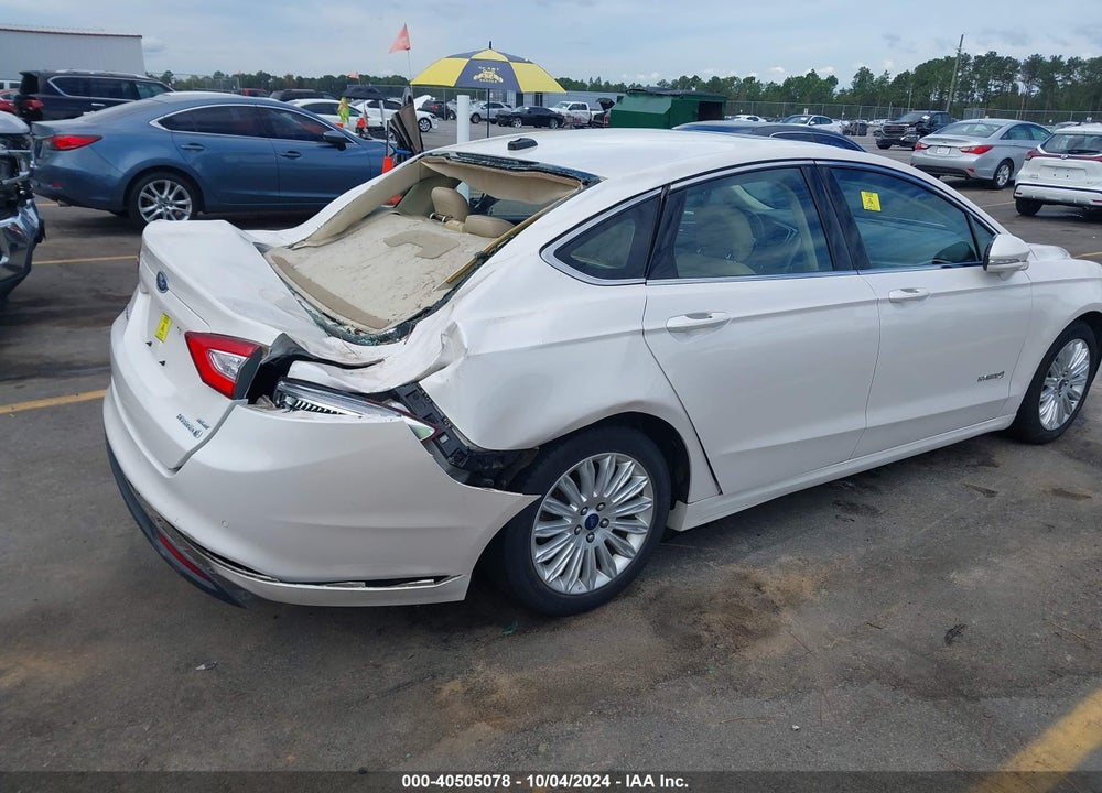 2015 FORD FUSION HYBRID SE VIN: 3FA6P0LU4FR101707