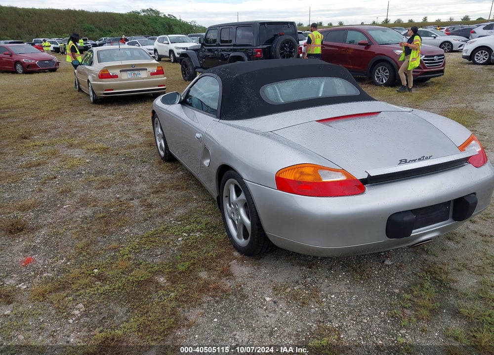 2002 PORSCHE BOXSTER VIN: WP0CA29882U621500