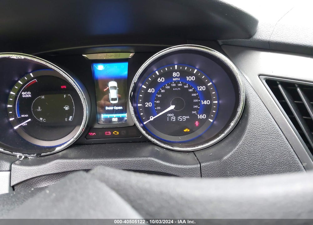 2015 HYUNDAI SONATA HYBRID LIMITED VIN: KMHEC4A46FA119854