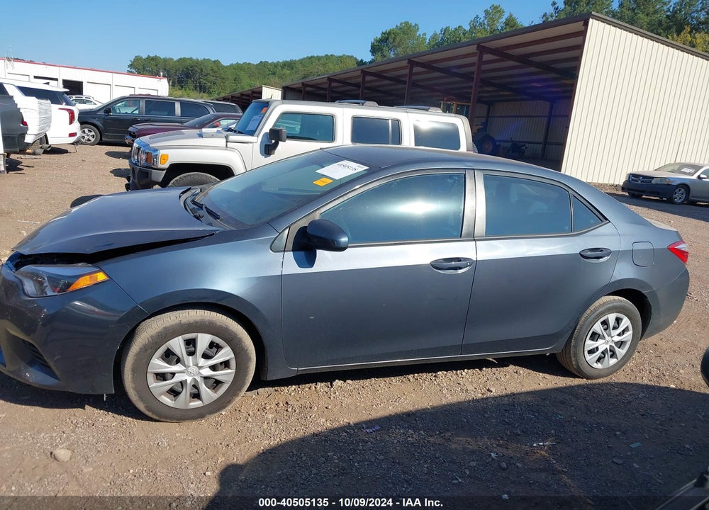 2016 TOYOTA COROLLA L VIN: 5YFBURHE9GP457889
