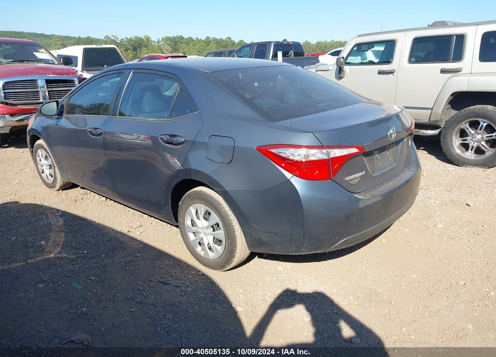 2016 TOYOTA COROLLA L VIN: 5YFBURHE9GP457889