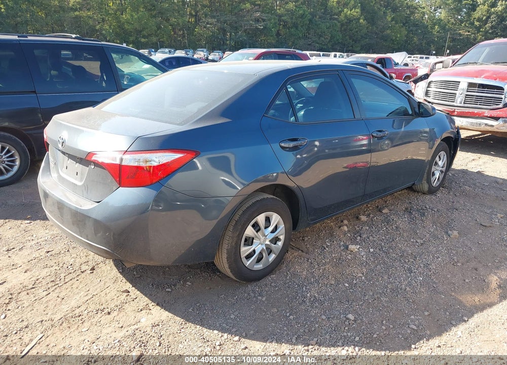 2016 TOYOTA COROLLA L VIN: 5YFBURHE9GP457889