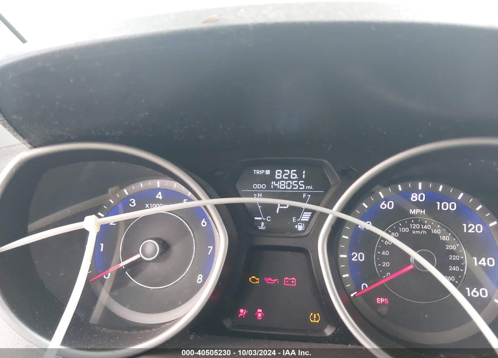 2013 HYUNDAI ELANTRA GLS VIN: KMHDH4AE5DU893515