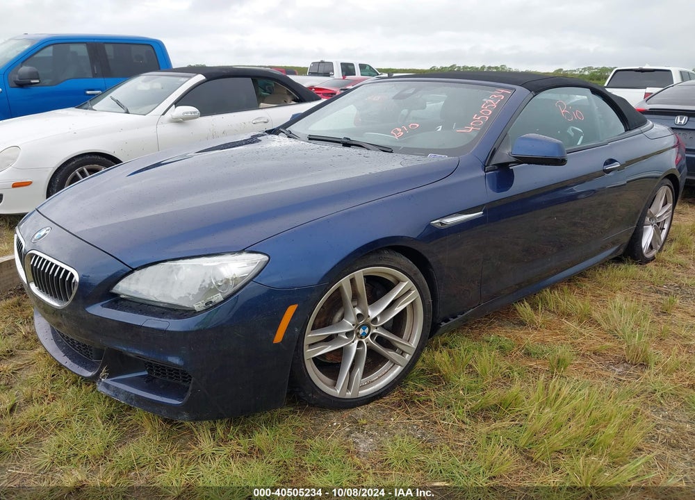 2013 BMW 640I VIN: WBALW7C59DDX58698