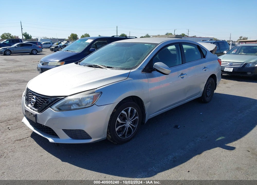 2016 NISSAN SENTRA S VIN: 3N1AB7AP9GY234093