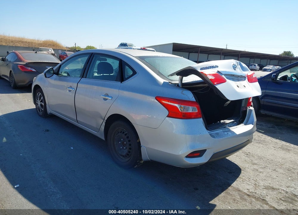 2016 NISSAN SENTRA S VIN: 3N1AB7AP9GY234093