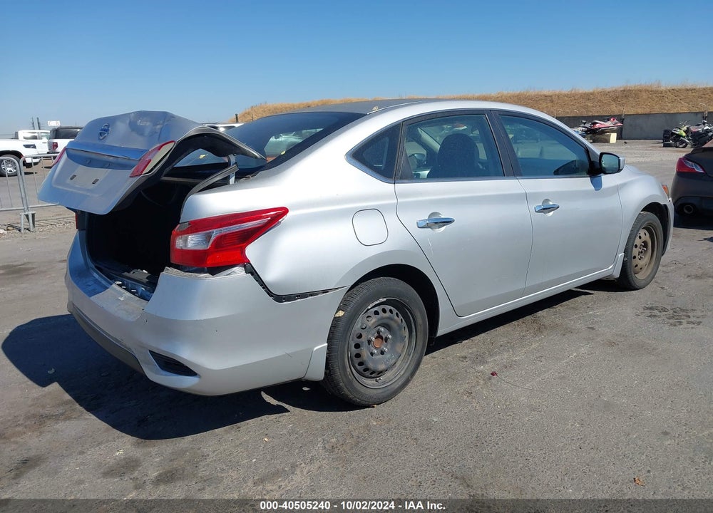 2016 NISSAN SENTRA S VIN: 3N1AB7AP9GY234093