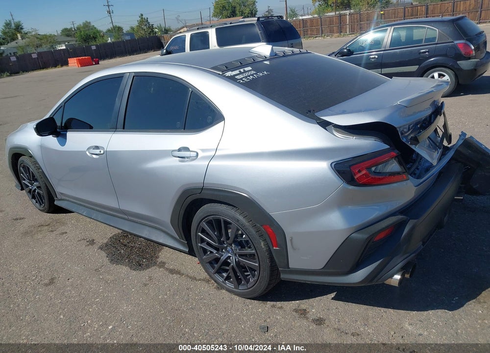 2022 SUBARU WRX PREMIUM VIN: JF1VBAF66N9024393