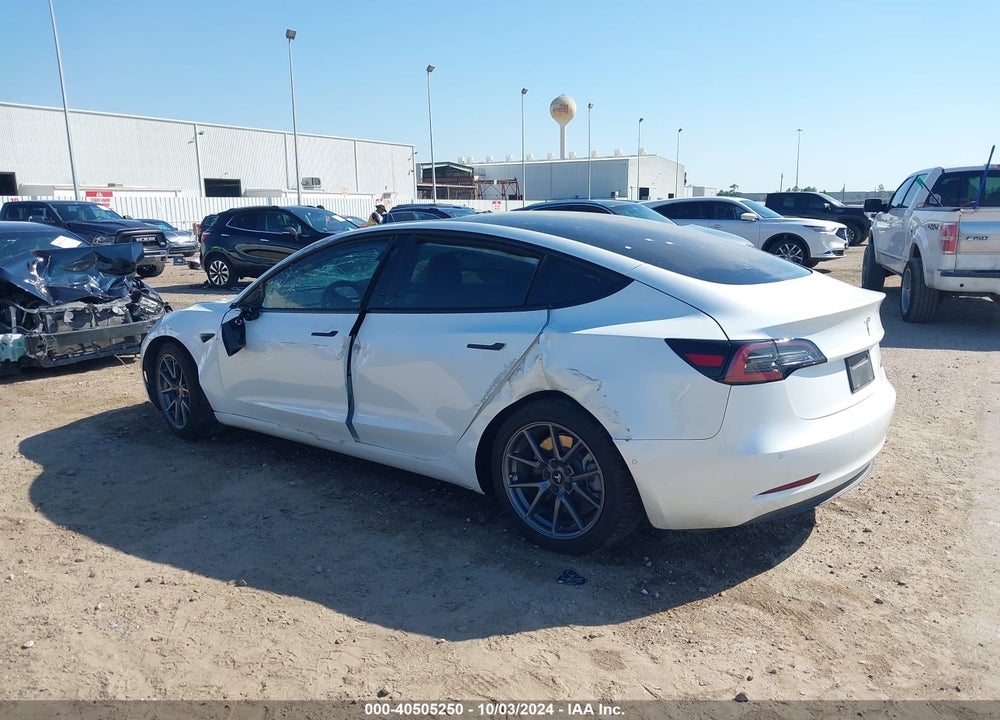2021 TESLA MODEL 3 STANDARD RANGE PLUS REAR-WHEEL DRIVE VIN: 5YJ3E1EA6MF907879