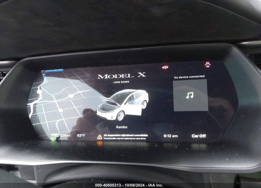 2019 TESLA MODEL X 100D/75D/LONG RANGE VIN: 5YJXCAE29KF185045
