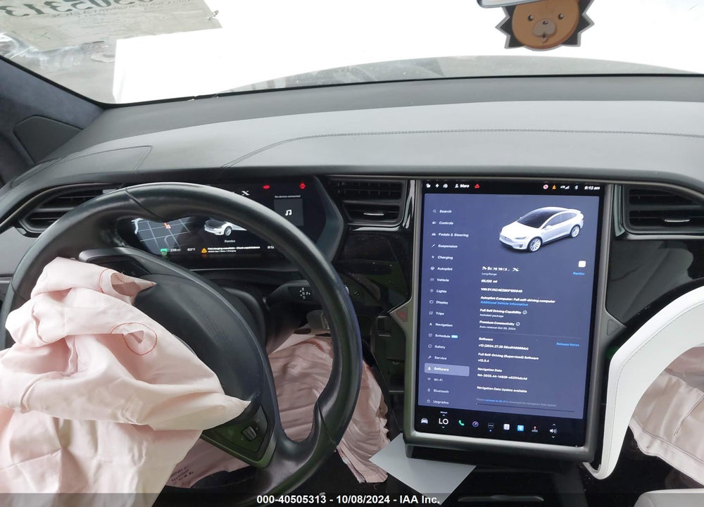 2019 TESLA MODEL X 100D/75D/LONG RANGE VIN: 5YJXCAE29KF185045