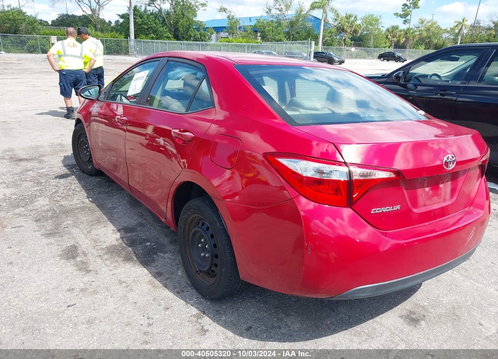 2015 TOYOTA COROLLA LE VIN: 5YFBURHE7FP248665