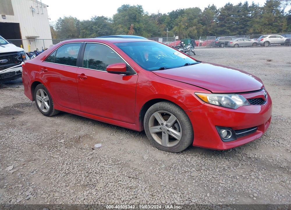 2012 TOYOTA CAMRY SE VIN: 4T1BF1FK1CU548961