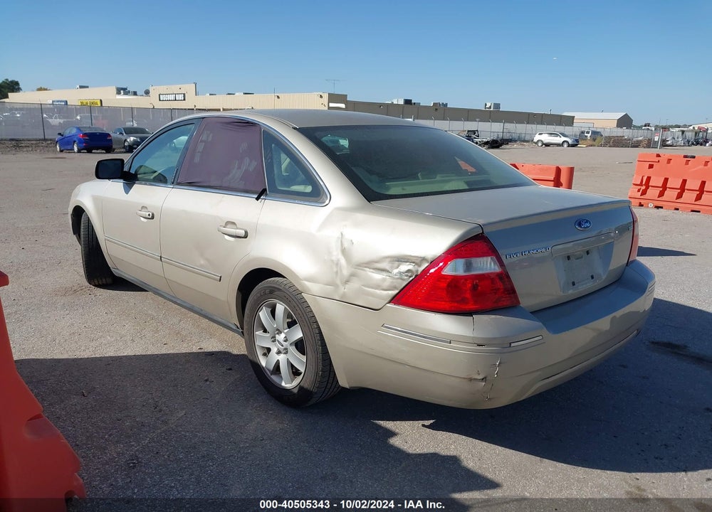 2006 FORD FIVE HUNDRED SEL VIN: 1FAHP24106G126779