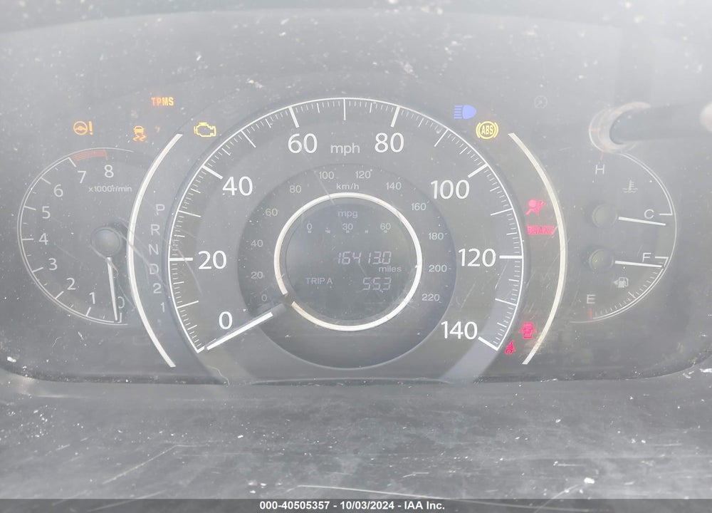 2013 HONDA CR-V EX-L VIN: 5J6RM3H77DL013518