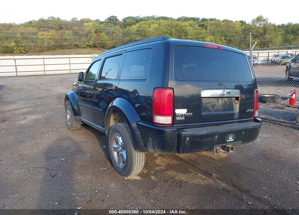 2008 DODGE NITRO SLT/RT VIN: 1D8GU58K08W262231