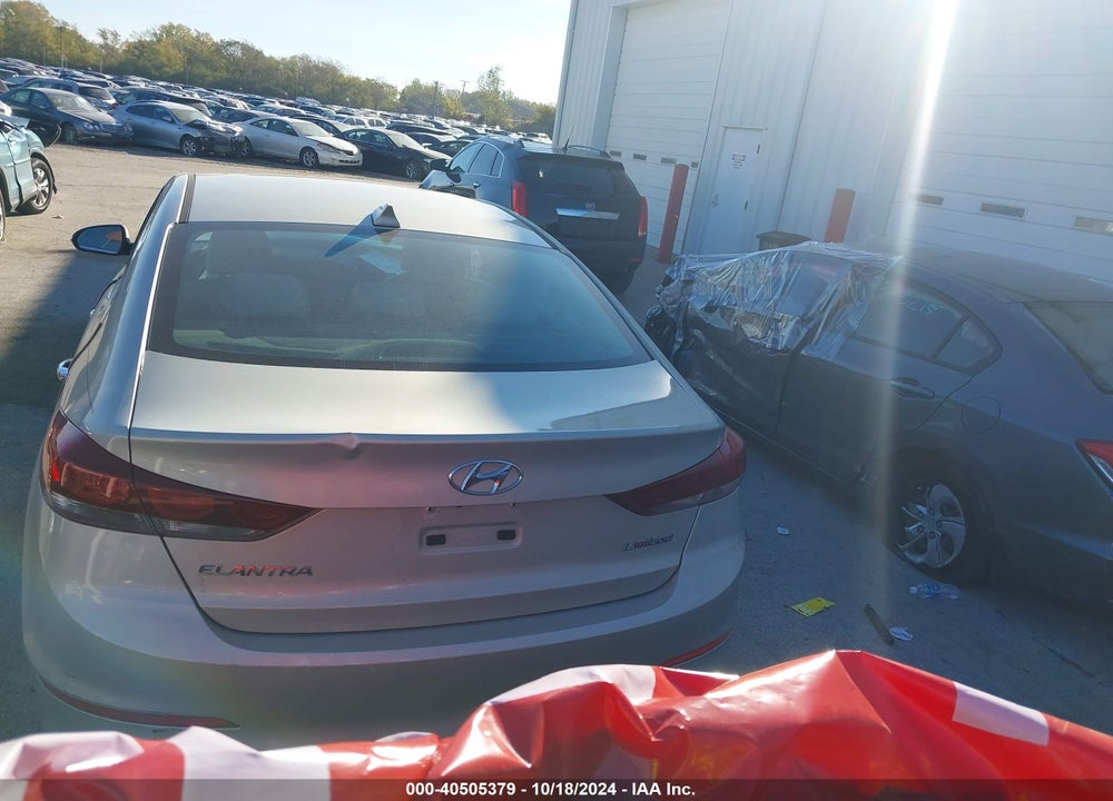 2017 HYUNDAI ELANTRA LIMITED VIN: KMHD84LF9HU358490
