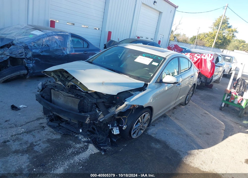 2017 HYUNDAI ELANTRA LIMITED VIN: KMHD84LF9HU358490