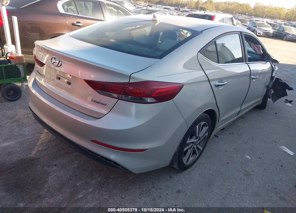 2017 HYUNDAI ELANTRA LIMITED VIN: KMHD84LF9HU358490