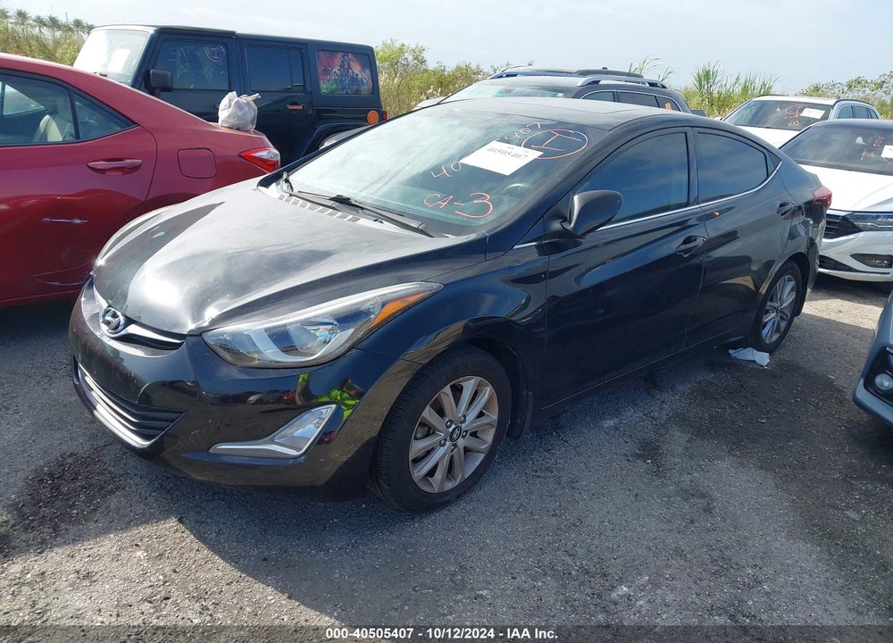 2015 HYUNDAI ELANTRA SE VIN: 5NPDH4AE3FH592548